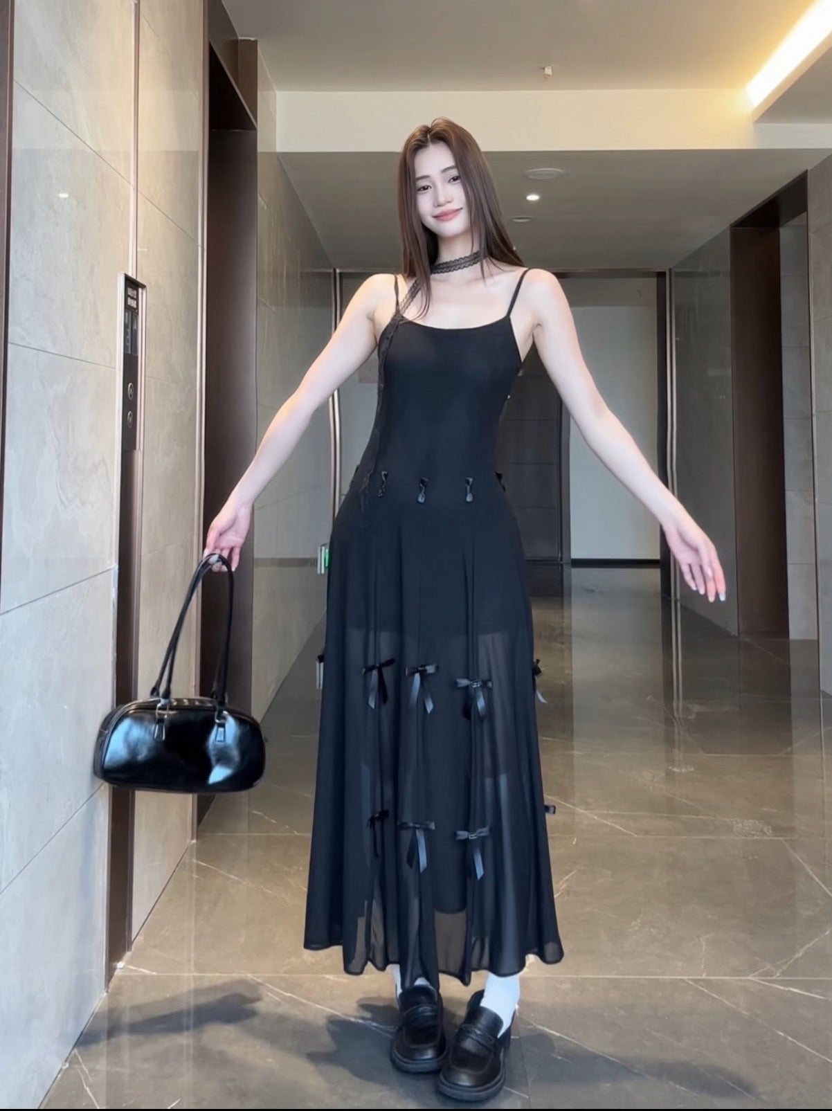 Strapless Asymmetrical Ruffle Dresses